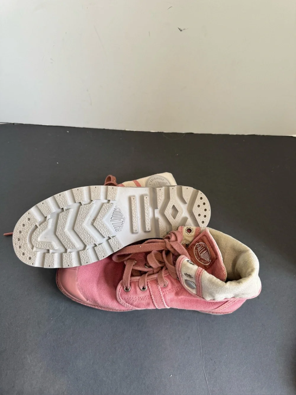 NWOT Palladium Distressed Baggy boots